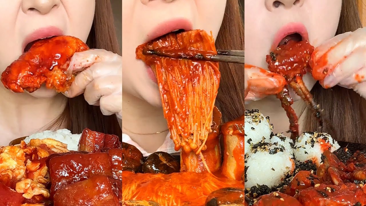 Niuniu looks so delicious when she eats. Do you like to watch Niuniu eat#foodie#mukbang #collection