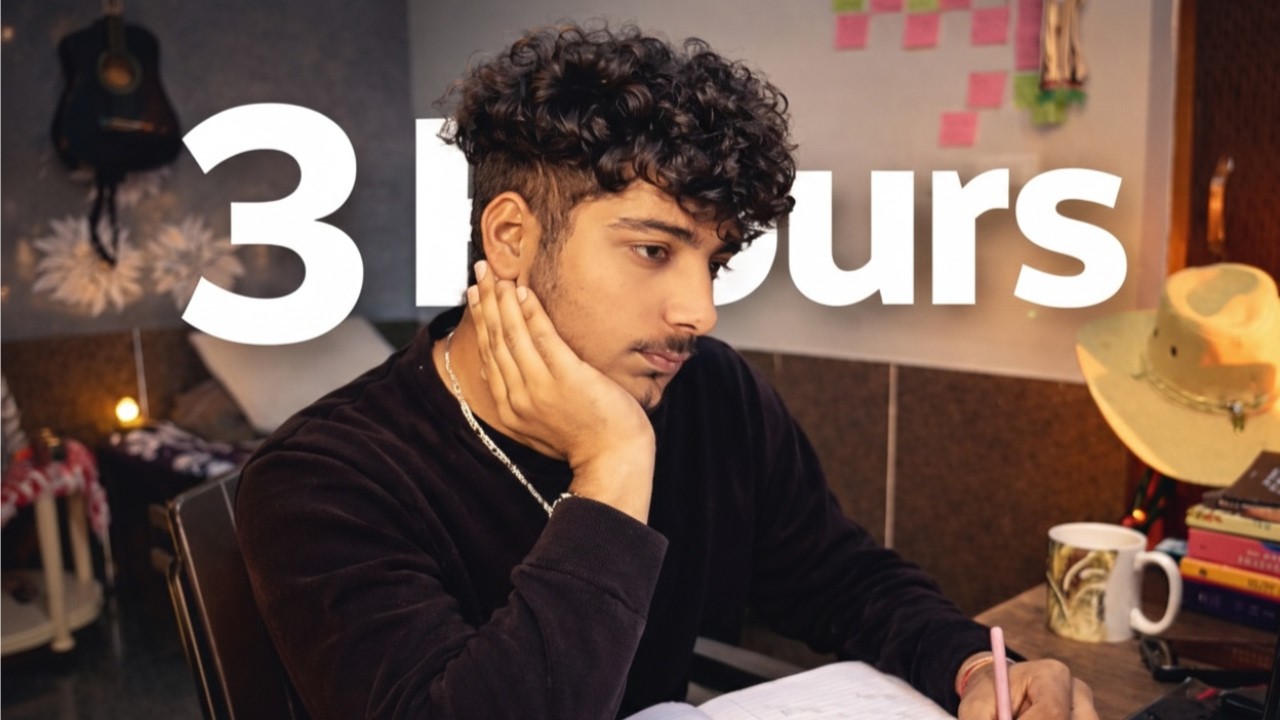 Study With Me LIVE 🚀 3-HOURS — Deep Focus (50/10 Pomodoro) | for 12th Boards