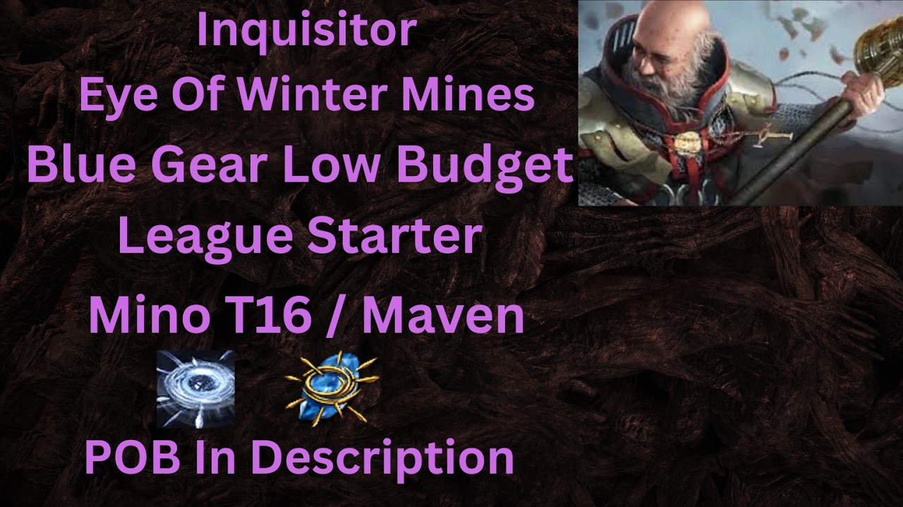 POE 3.28 Low Budget Eye of Winter Mines Inquisitor League Starter