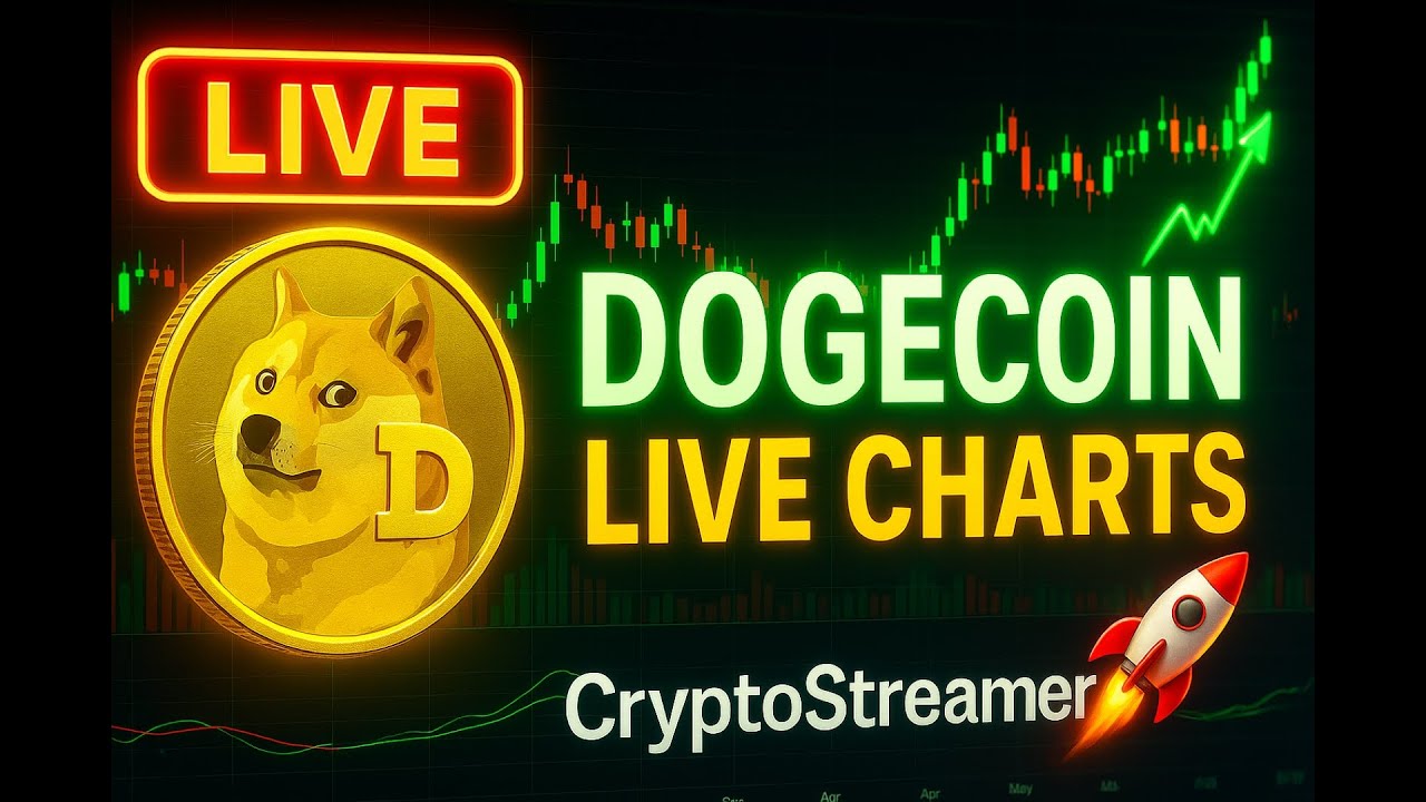 DOGE Live Chart! 🚀 #DOGE 1min Tradingview Livechart #BTC