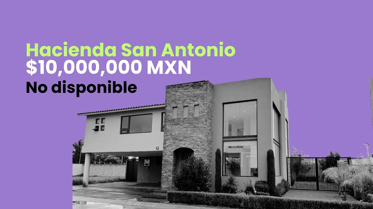Oportunidad de vivir en Hacienda San Antonio en Metepec $10,000,000 MXN