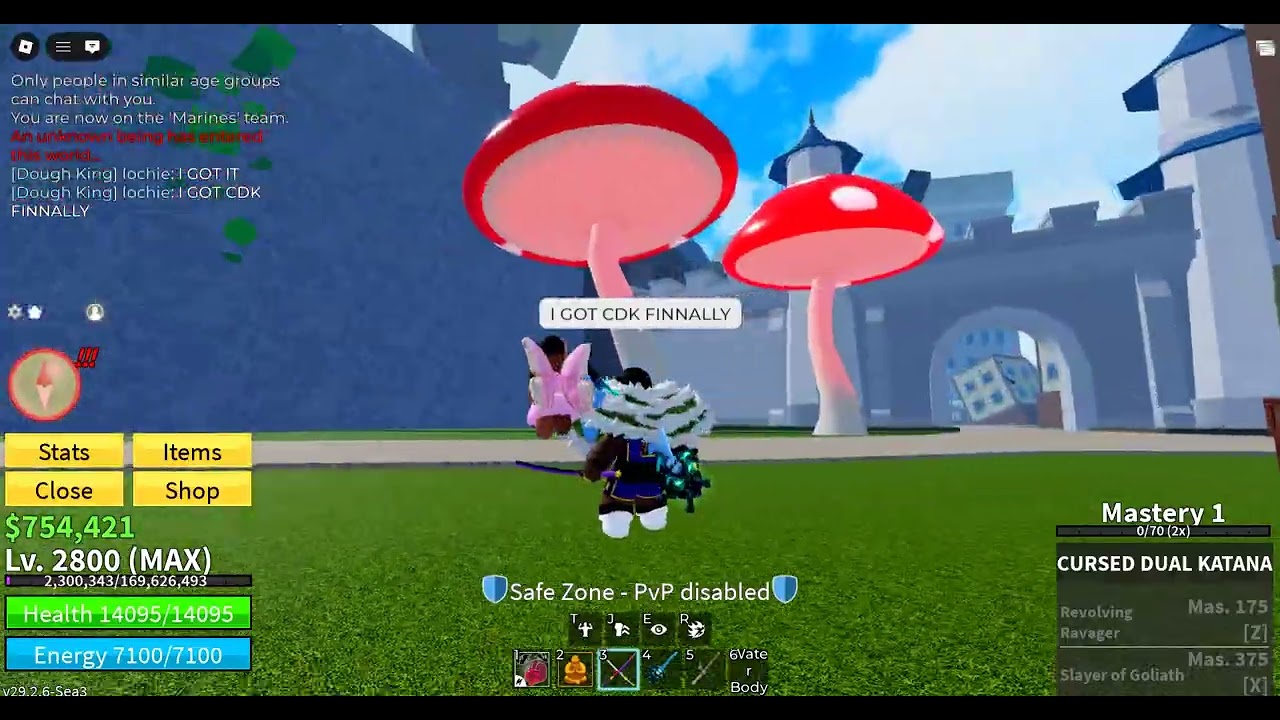 i got cdk finally after FIFTEEN DAYS OF GRINDING FOR IT im so exited! gift this person some stuff to