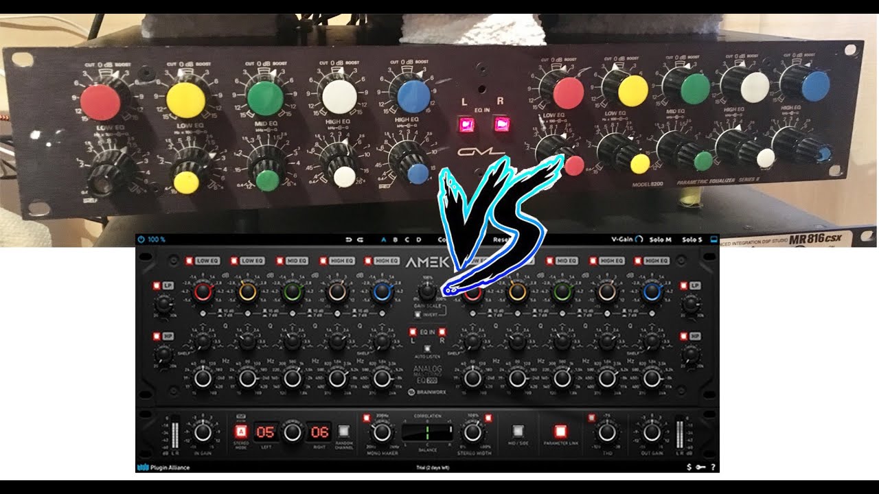Unbiased Review : Amek 200 vs Hardware GML 8200