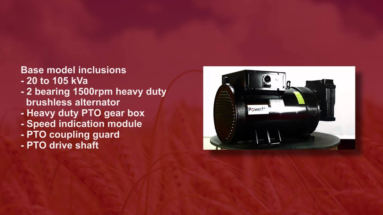 Powerlite - PTO Tractor Generator