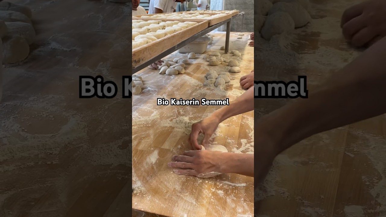 Bio Kaiserin Semmel 🥖 Bio B&auml;ckerei Joseph Brot Wien / behind the scenes in der Brotmanufaktur