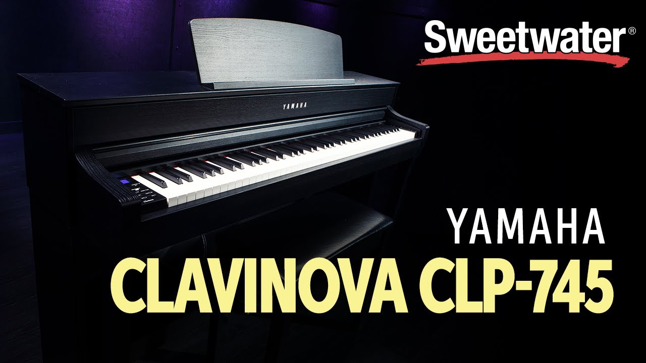 Yamaha Clavinova CLP-745 Digital Upright Piano Demo