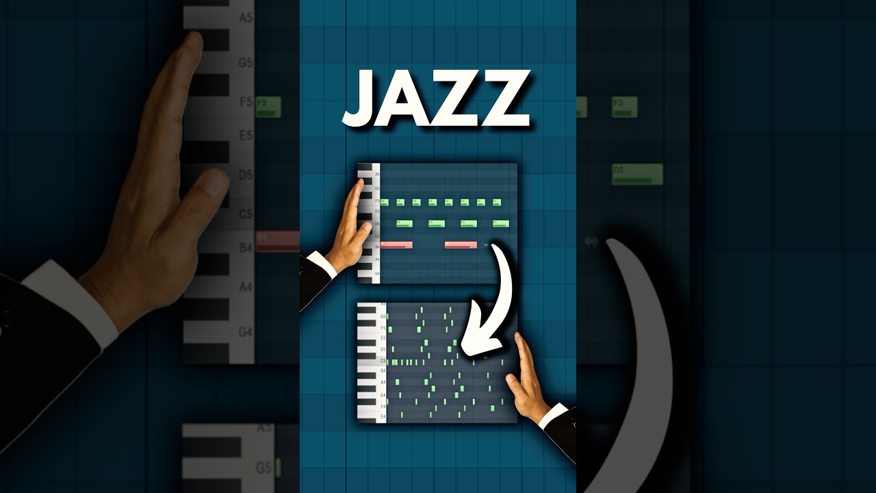 как сделать ДЖАЗОВЫЕ барабаны 🎷😮&zwj;💨 #flstudio #jazz