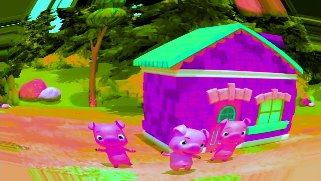THREE PIGS DANCING / WITH FISHEYE EFFECT // INSPIRED BY PREVIEW 2 EFFECTS