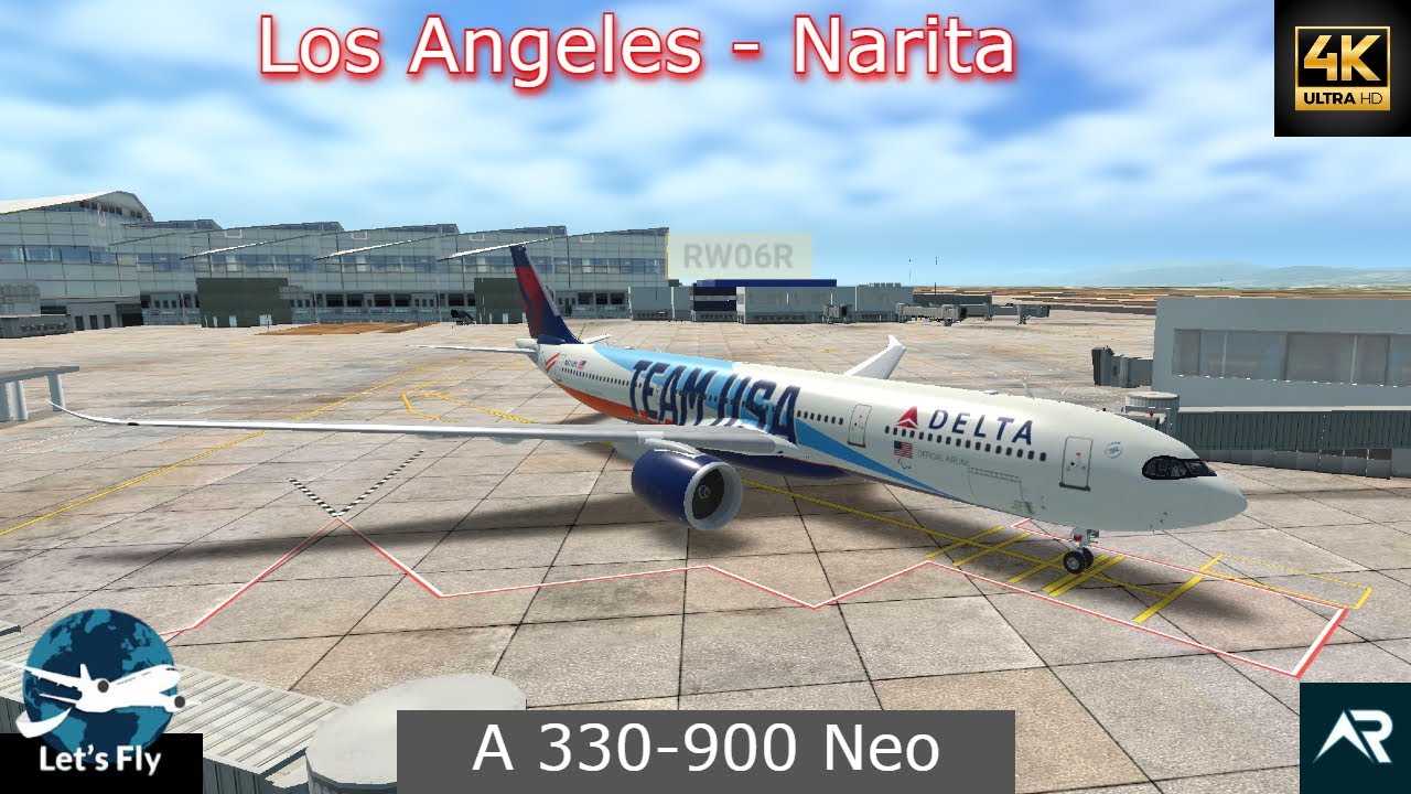 Los Angeles to Tokyo (Narita) on Delta's A330-900neo | RFS- Real Flight Simulator Gameplay
