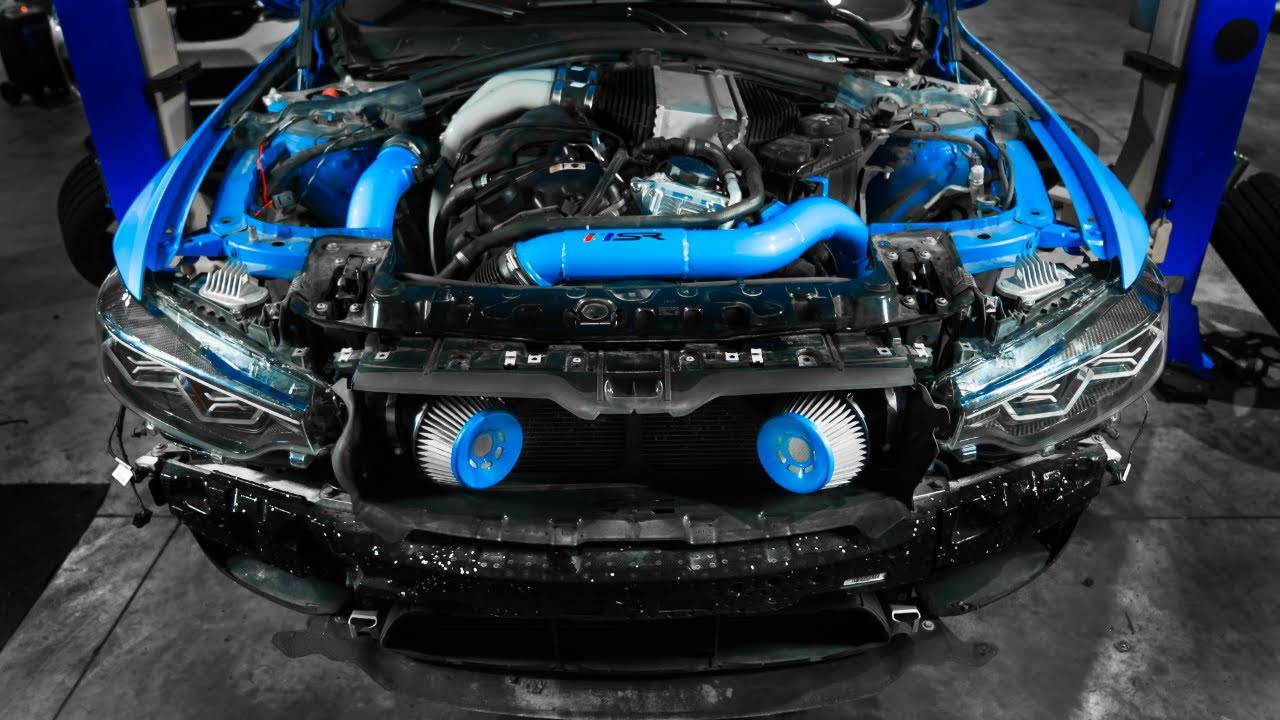 BMW M4 F82 Front Mount Intakes Install! | MSR Performance LOUD
