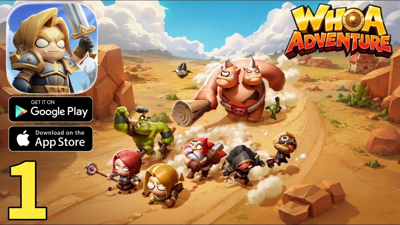 Whoa Adventure: Прохождение игры, часть 1 (iOS, Android)