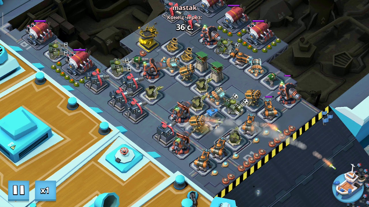 6 движков в первый день 5 сезона боевых кораблей (Boom Beach)