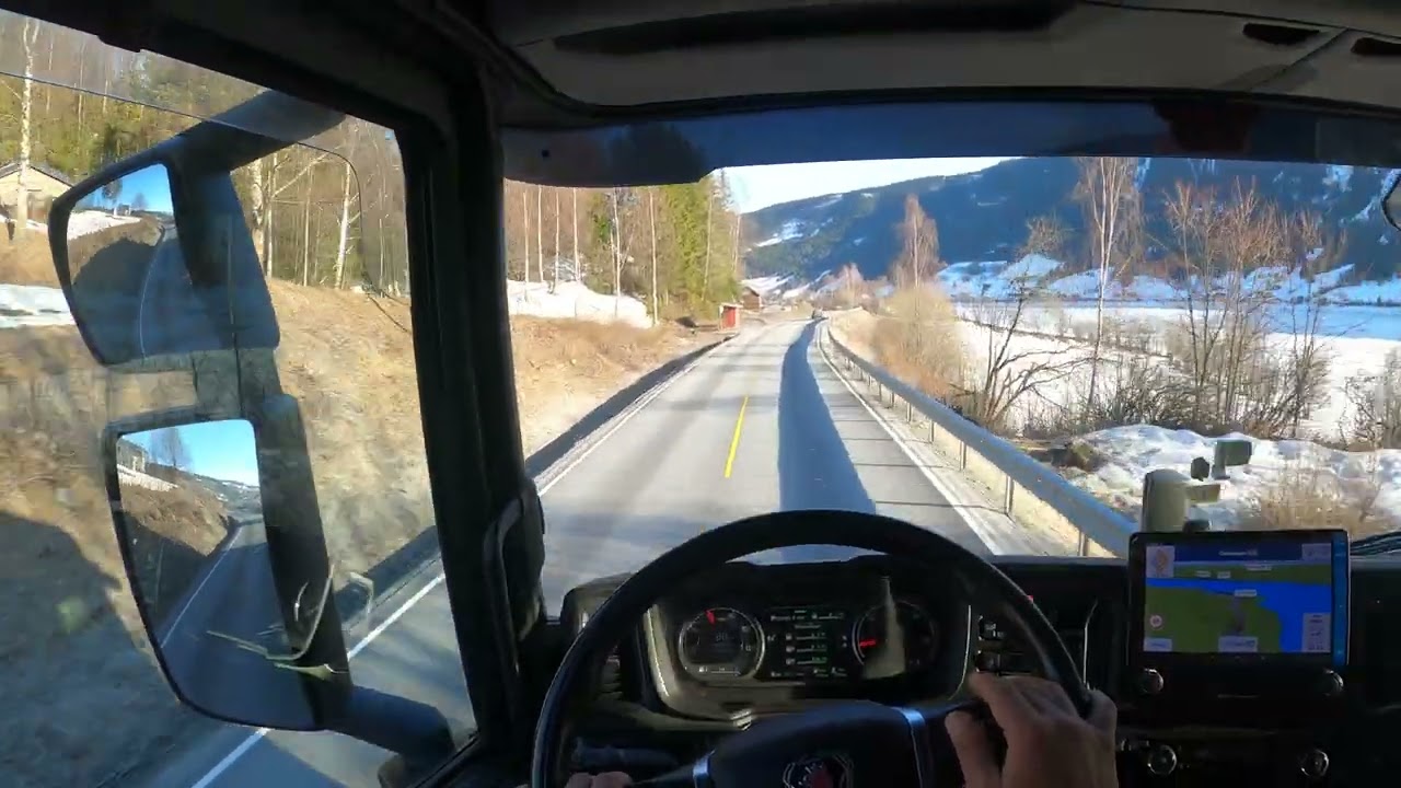 #POV Truck Driving Scania R500 4K - Røn