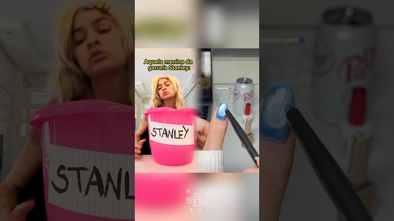 Deixa ela com a garrafa da Stanley#shorts#funny
