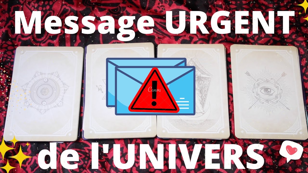 Choisis une carte 🔮Message URGENT de l'UNIVERS pour toi 🔮 Tarot intemporel / 4 Choix