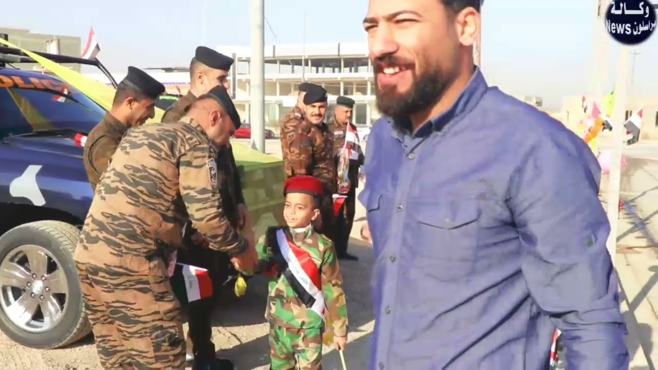 أبناء الشهداء يشاركون رجال الأمن في وزارة الداخلية بمناسبة عيد الشرطة ال 100 &شرطة محافظة الانبار