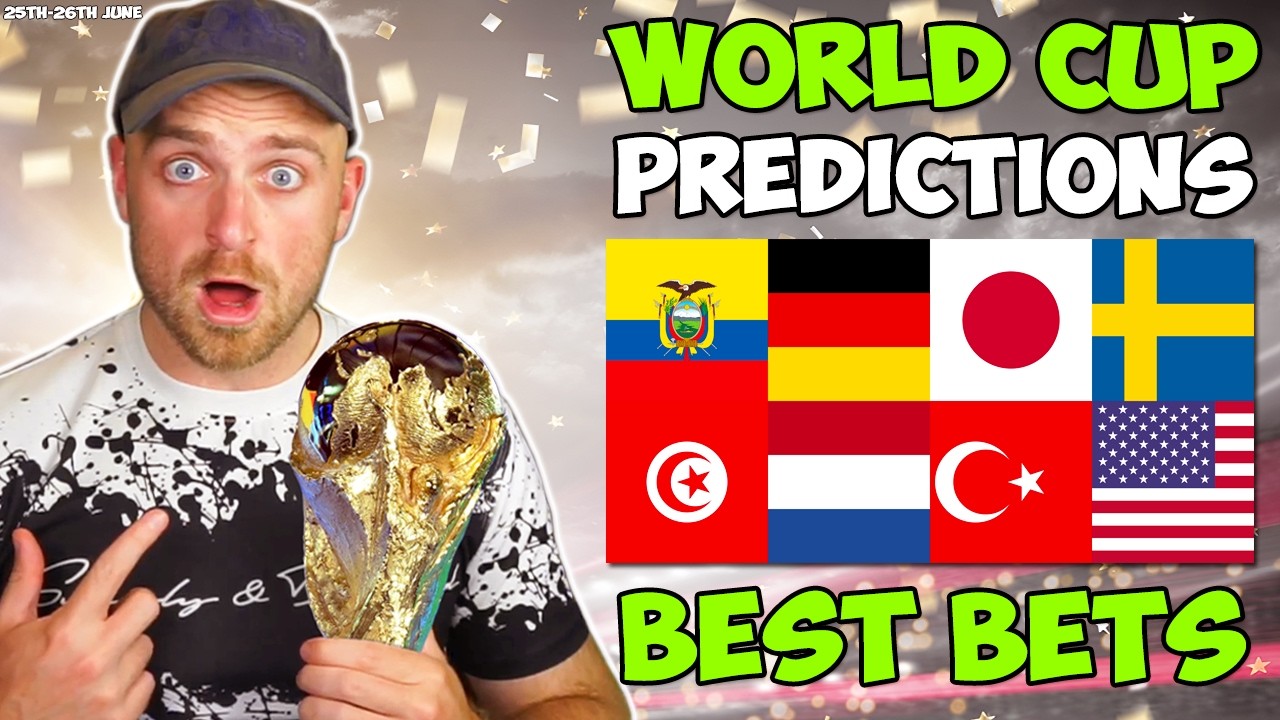 Japan vs Sweden, Tunisia vs Netherlands, T&uuml;rkiye vs USA & More! | World Cup Predictions & Best Bets!