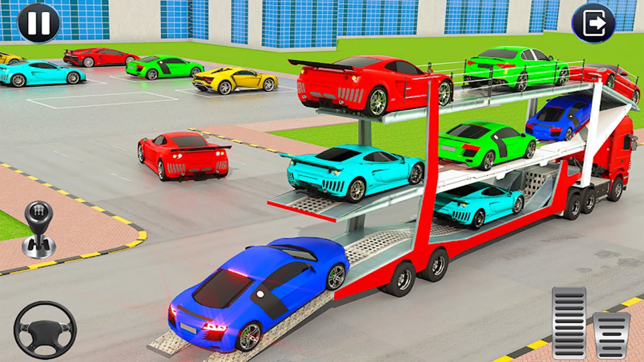 Crazy Car Transport Truck Game BrK GamePlay Part 1