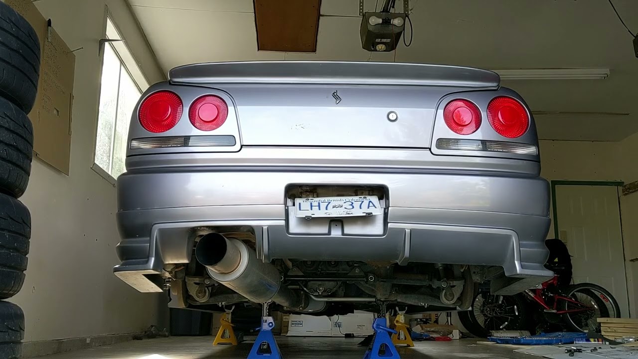 Exhaust Sound - RB25 - HKS Hi-Power 409 - Kakimoto Test Pipe