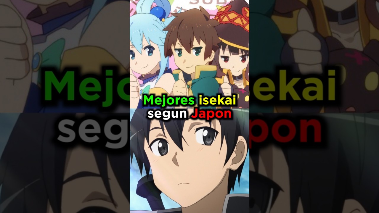 TOP 10 MEJORES ANIMES ISEKAI SEGÚN JAPÓN 🧐