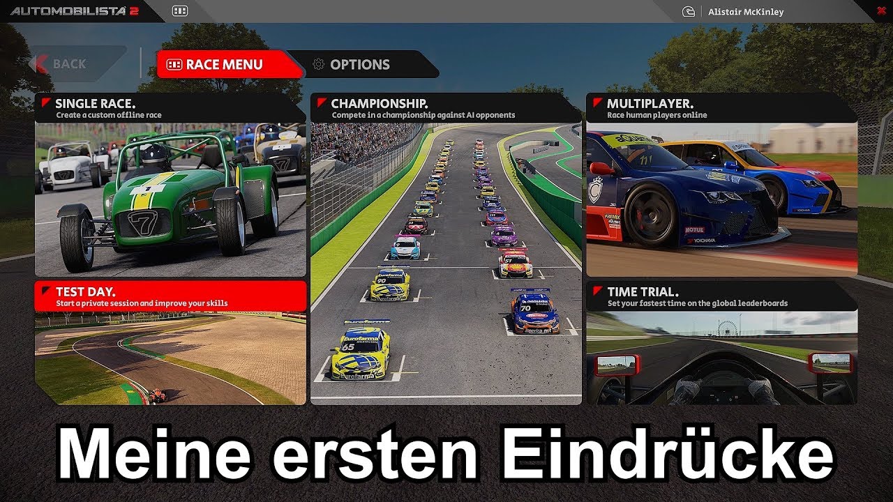 Meine ersten Eindrücke - Automobilista 2 BETA 1 - Mini Let's Play #1