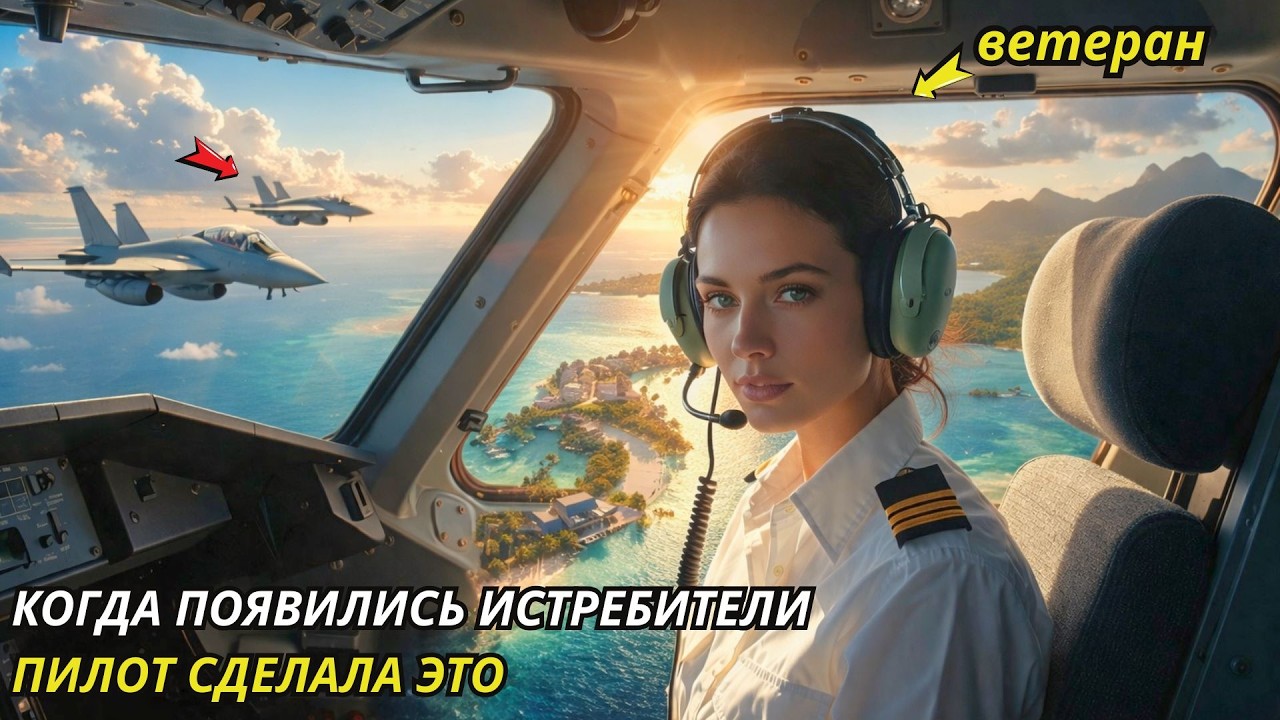 Истребители окружили пассажирский самолет — но пилот скрывала то, о чем никто не знал