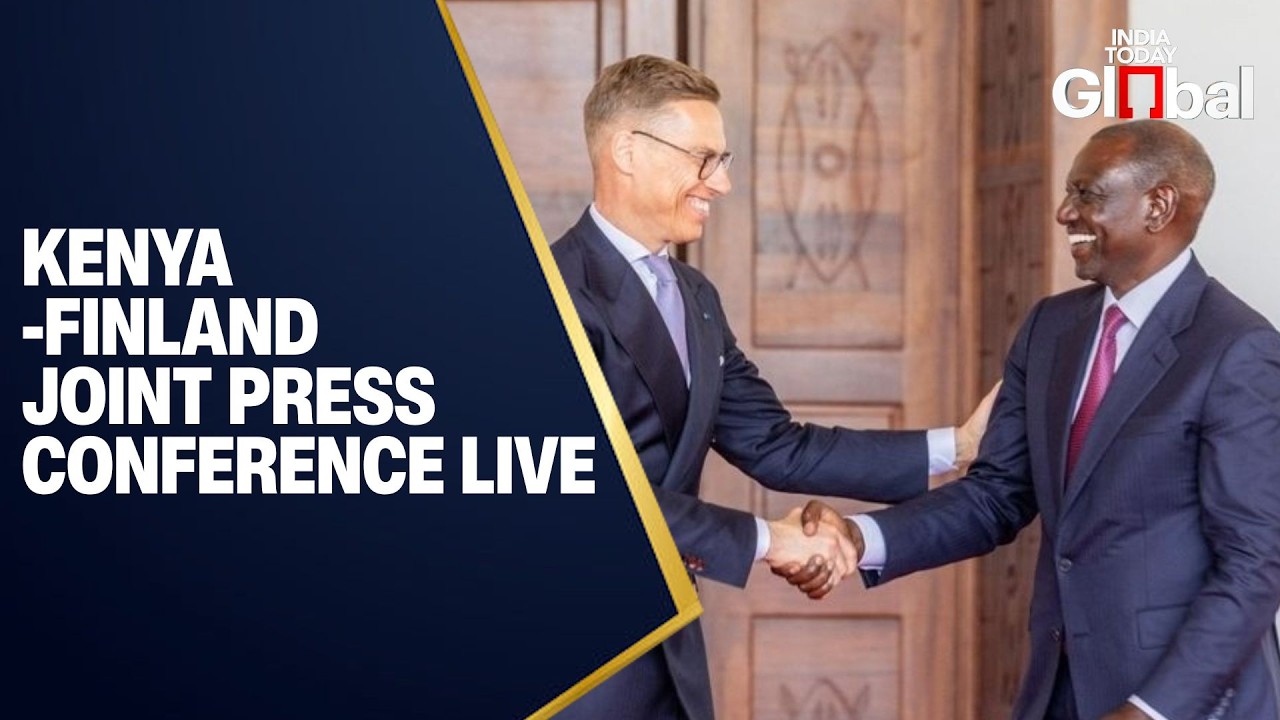 LIVE: Kenya's William Ruto and Finland's Alexander Stubb Hold Joint Press Conference in Helsinki