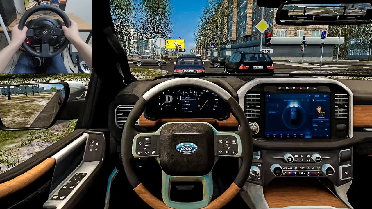 City Car Driving - 2021 Ford F-150 [Steering Wheel Gameplay]
