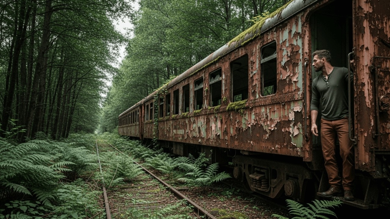 I Turned an Abandoned Train Car into a Luxury House (ASMR)