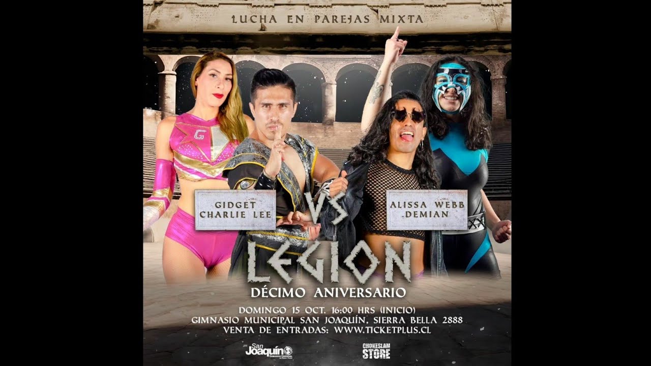 Legión Aniversario 2- Alissa Webb & Demian vs Gidget & Charlie Lee
