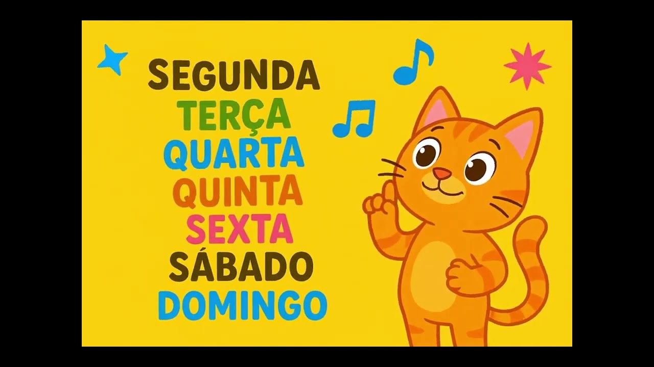 Dias da Semana com o Teco 🐱🎶 | Música Infantil Educativa