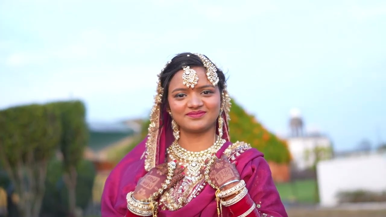 Wedding ceremony*Lovepreet Singh with manpreet kaur*Couple moments video 📸 God gift photography 