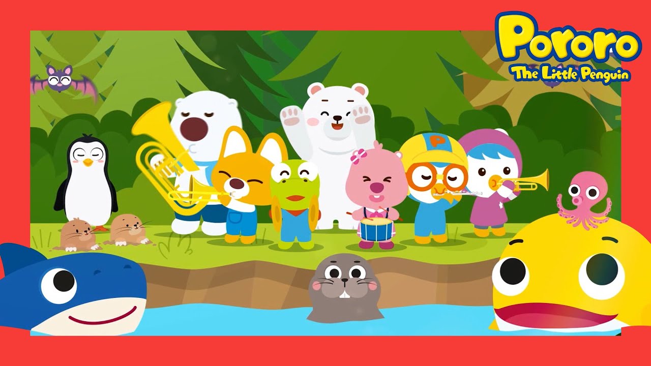Pororo's New Kids Classic | #1 Pororo Musical Band | Song for Kids | Pororo Nursery Rhymes