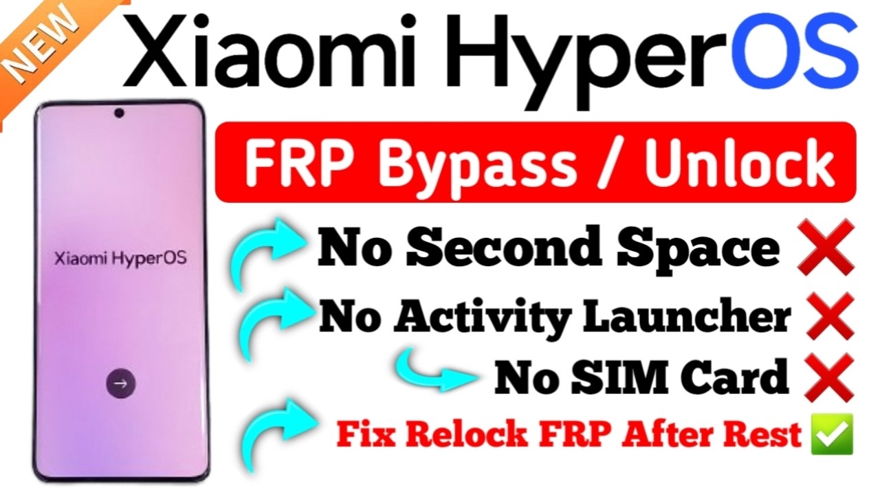 ✅ Xiaomi FRP Bypass 2026 | Redmi/POCO/Mi Google Account Remove HyperOS Android 15 |