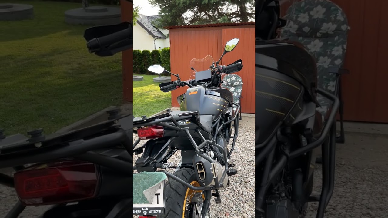 WRAŻENIA Z JAZDY MOTOCYKLEM  QJSRT 900 SX CZ.2