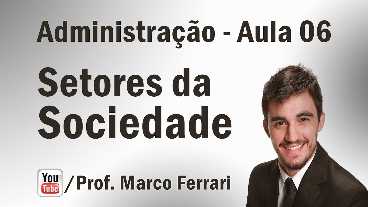 Administração - Aula 06 (Setores da Sociedade)