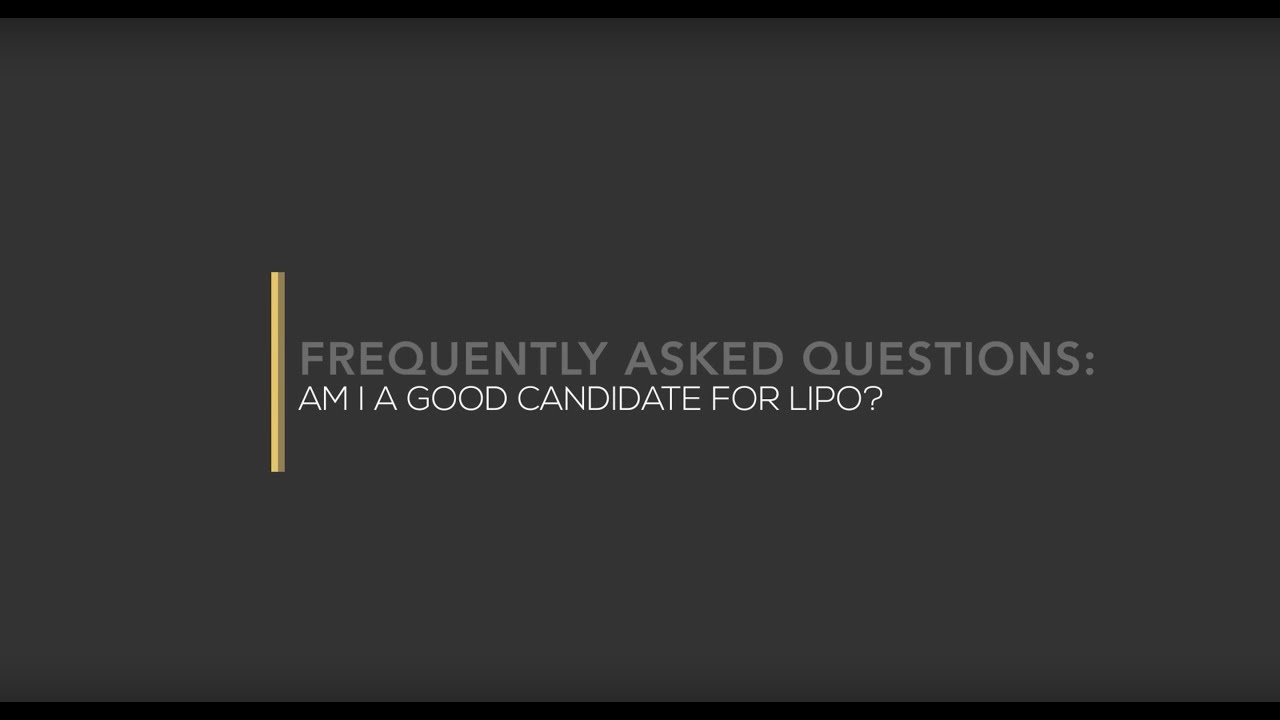AM I A GOOD CANDIDATE FOR LIPO? | ARTLIPO | Liposuction Tampa, Florida | Expert Dr. Thomas Su