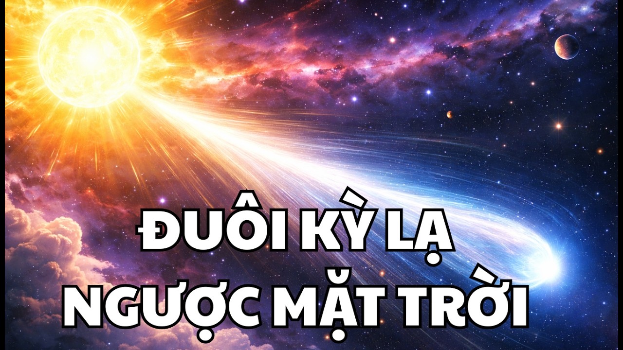 Bạn có biết đuôi sao chổi hình thành thế nào mà luôn quay ngược Mặt Trời?