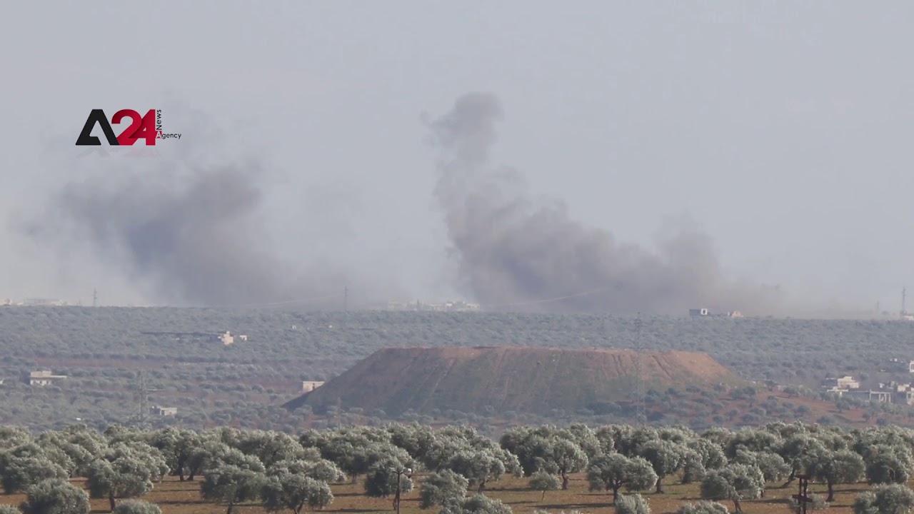 Russian warplanes attempt to prevent opposition and Turkish forces from heading towards