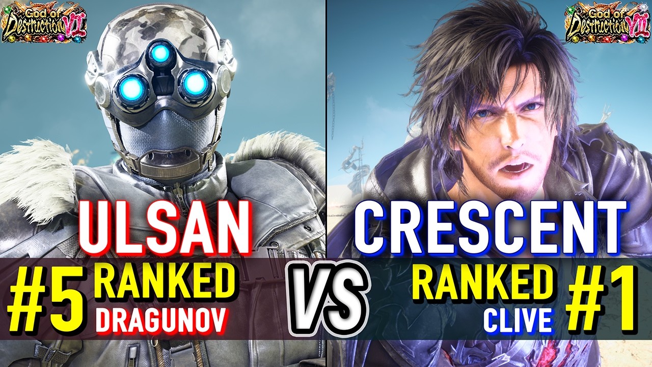 T8 🔥 ULSAN (#5 Ranked Dragunov) vs CRESCENT (#1 Ranked Clive) 🔥 Tekken 8 High Level Gameplay