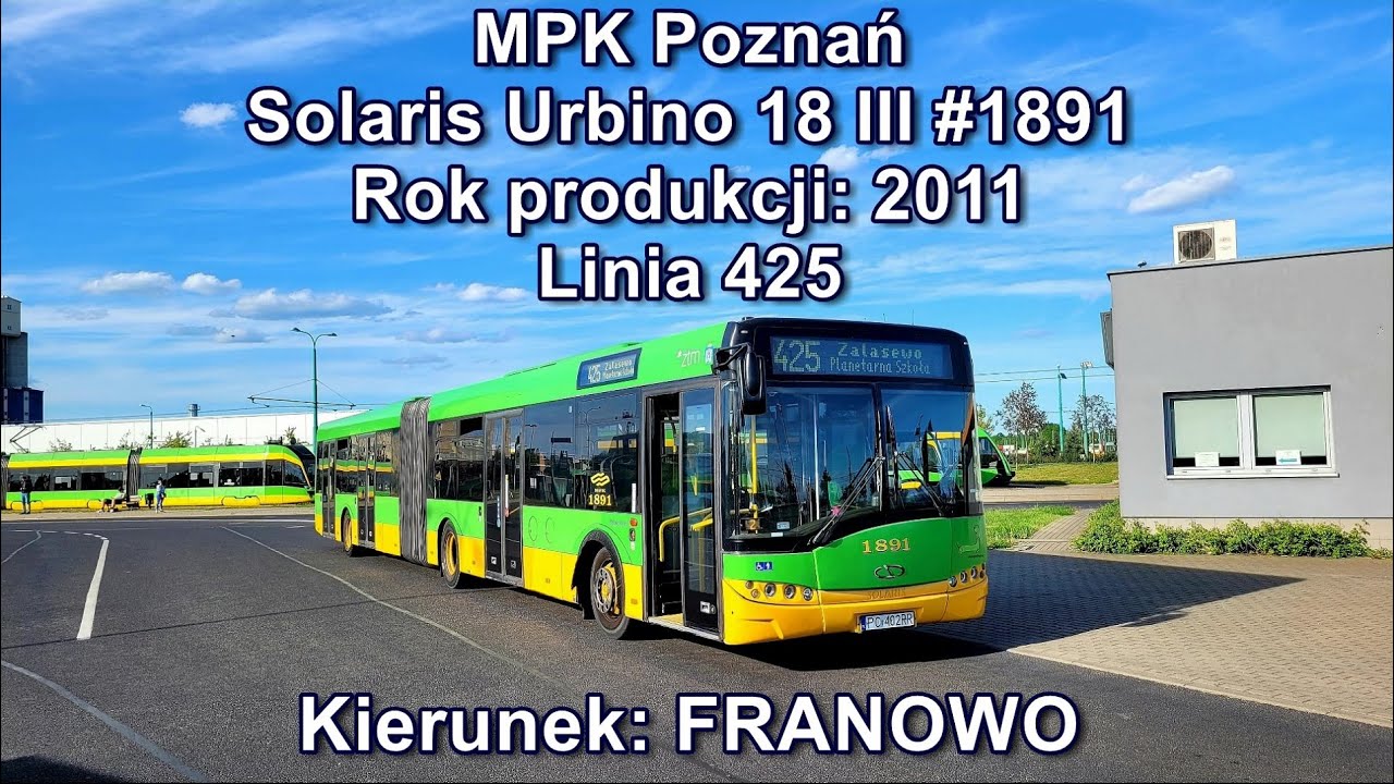 MPK Poznań - Linia 425, Solaris Urbino 18 III #1891