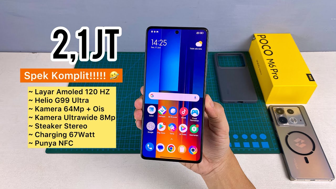 Unboxing Poco M6 Pro, Cuma 2juta'an Spek Menang Banyak !!!!