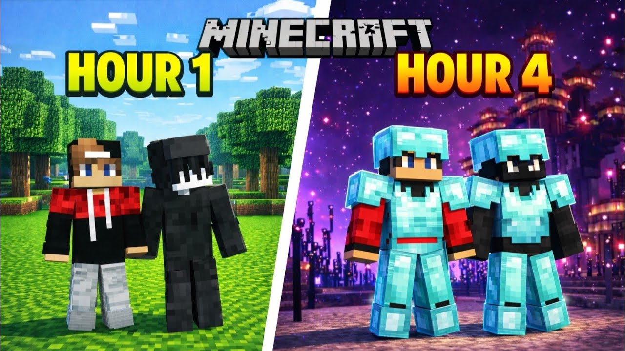 MINECRAFT BEATEN IN LESS THAN 4 HOURS | FULL RUN