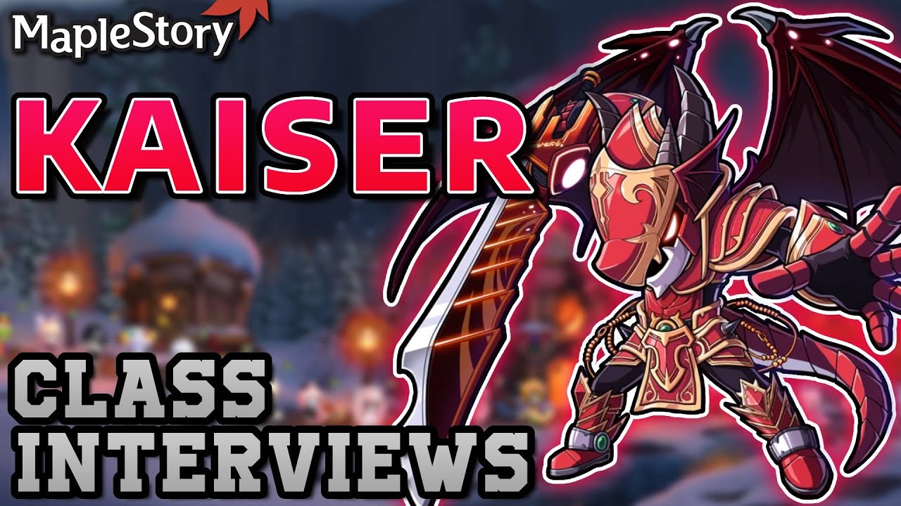 KAISER Class Interview w/ UDDERMINN | Ranking ALL Maplestory Classes