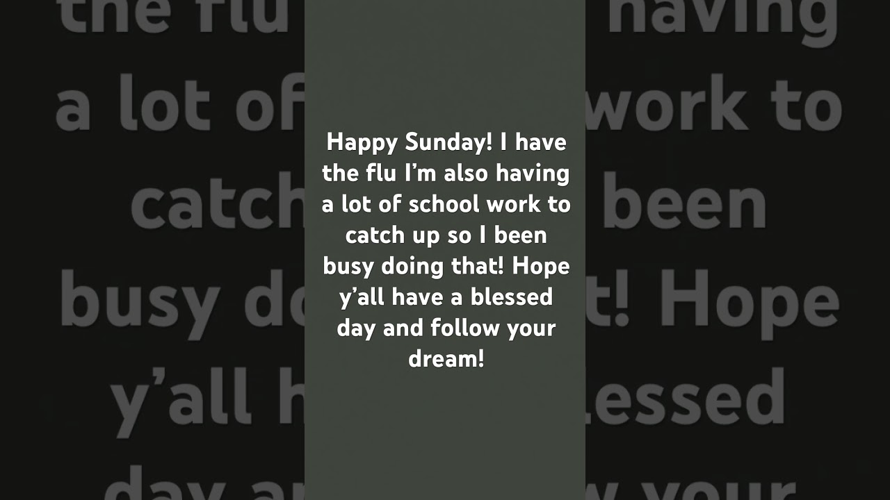 Have a blessed day
