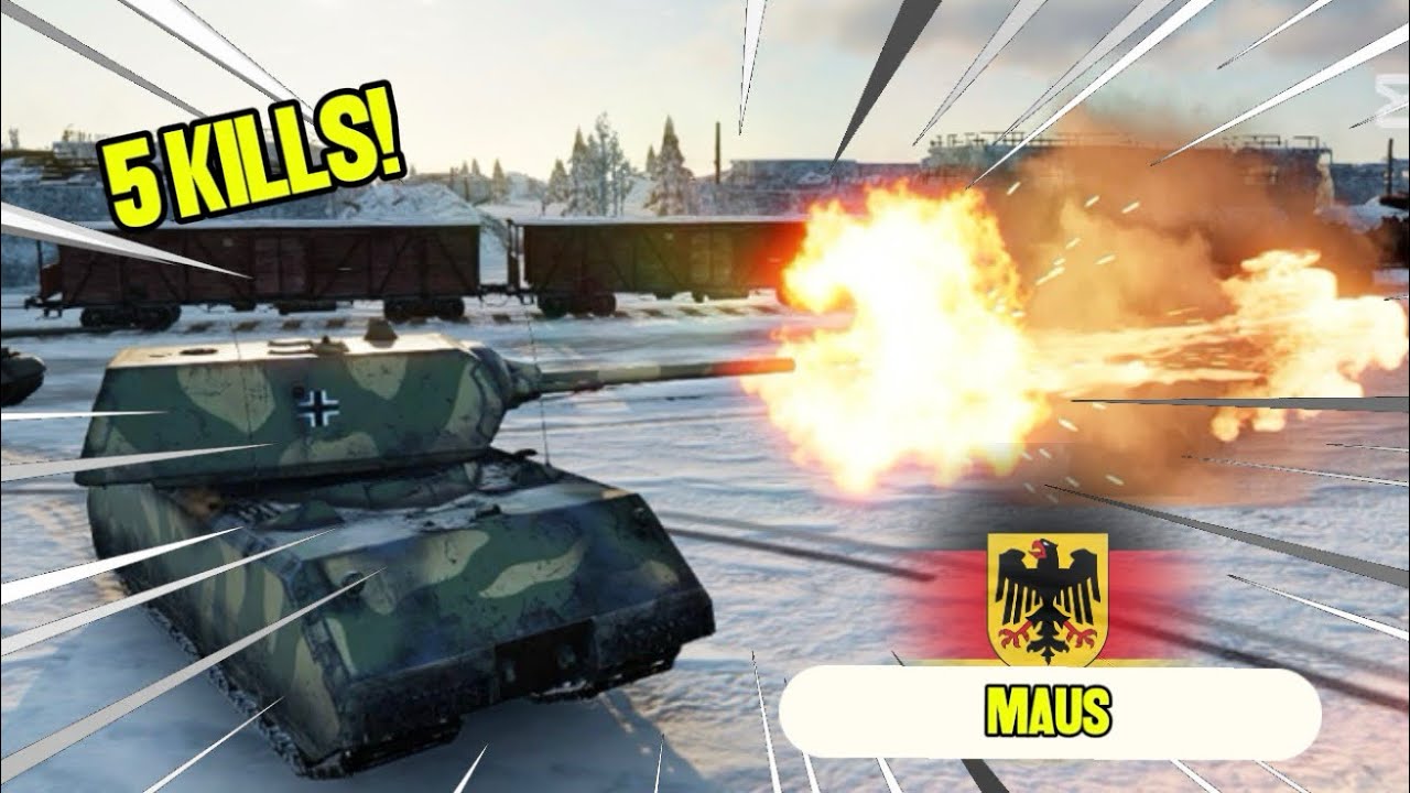 MAUS ON TOP TIER! (War Thunder Mobile)