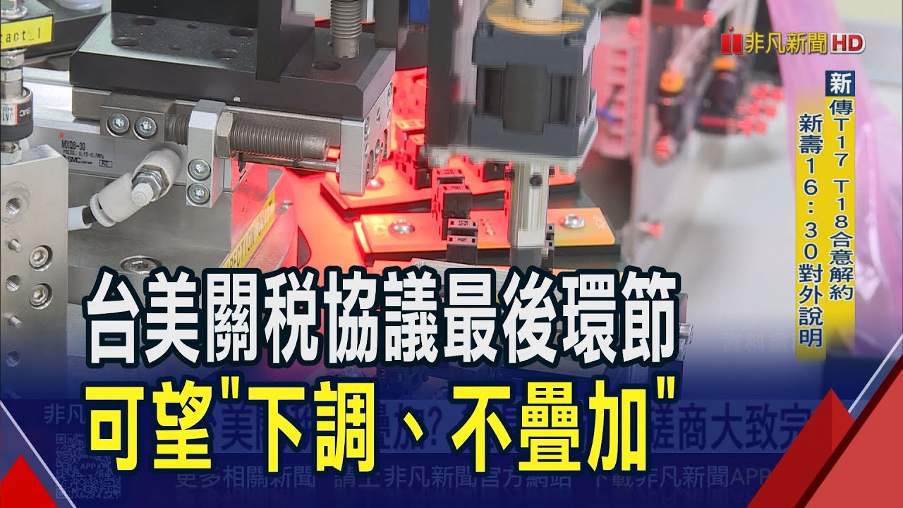 美對台關稅不疊加？經長:技術性磋商大致完成　全面開放美豬.美車零關稅當交換條件？成立院火線｜非凡財經新聞｜20251022