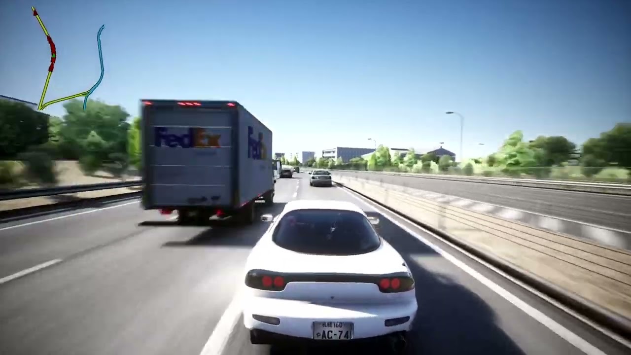 700HP Rotary Power Mazda RX-7 On Shutoko Highway - Assetto Corsa