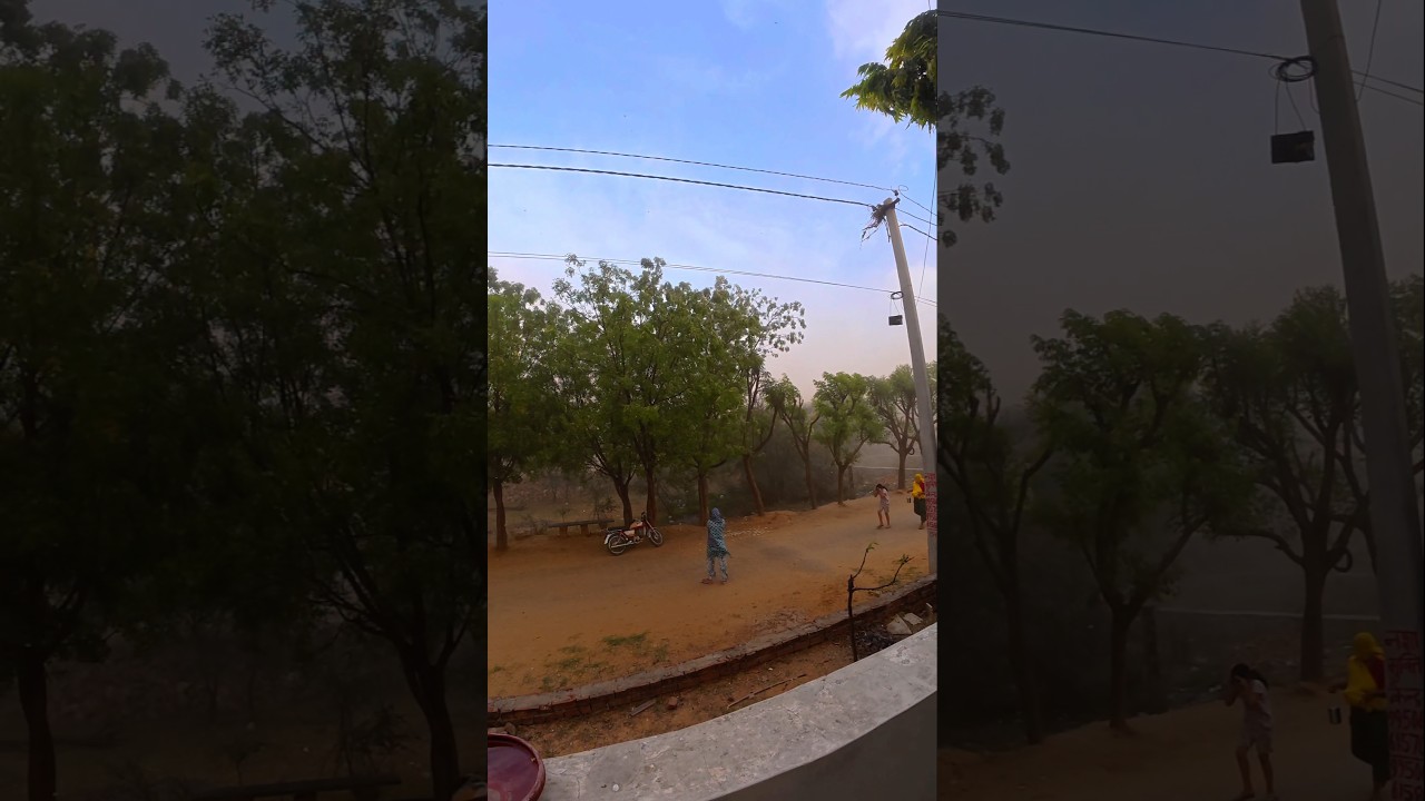 just a normal #sandstorm  in #rajasthan
