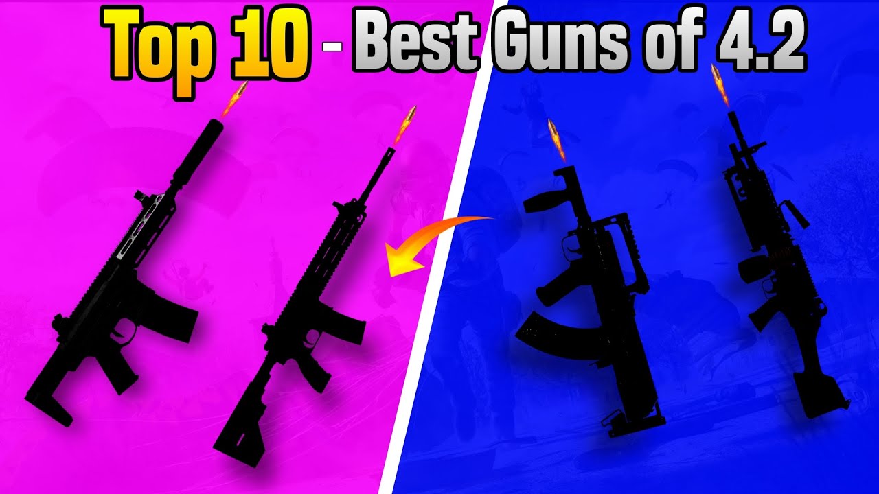 🔥BGMI 4.2 Update Top 10 Beast Guns — Ye Mil Gayi Toh Lobby Mein Darr Mach Jayega😱